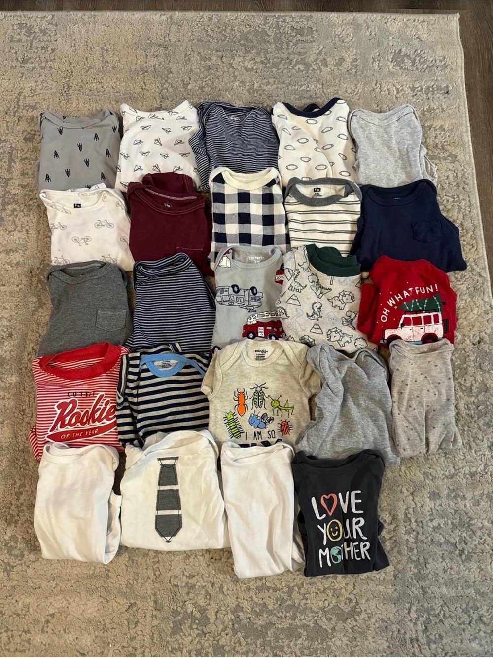 Mixed Baby Onesie Bundle - Multi Color